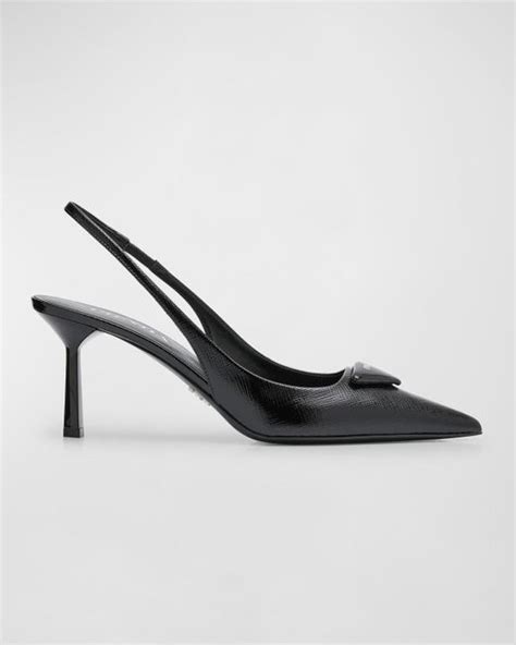 rovellasca prada veronica|Prada Vernice Leather Slingback Pumps .